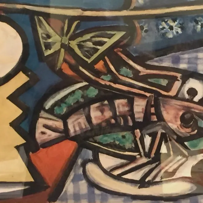 Still Life with Lobster ,1945. Pablo Picasso 